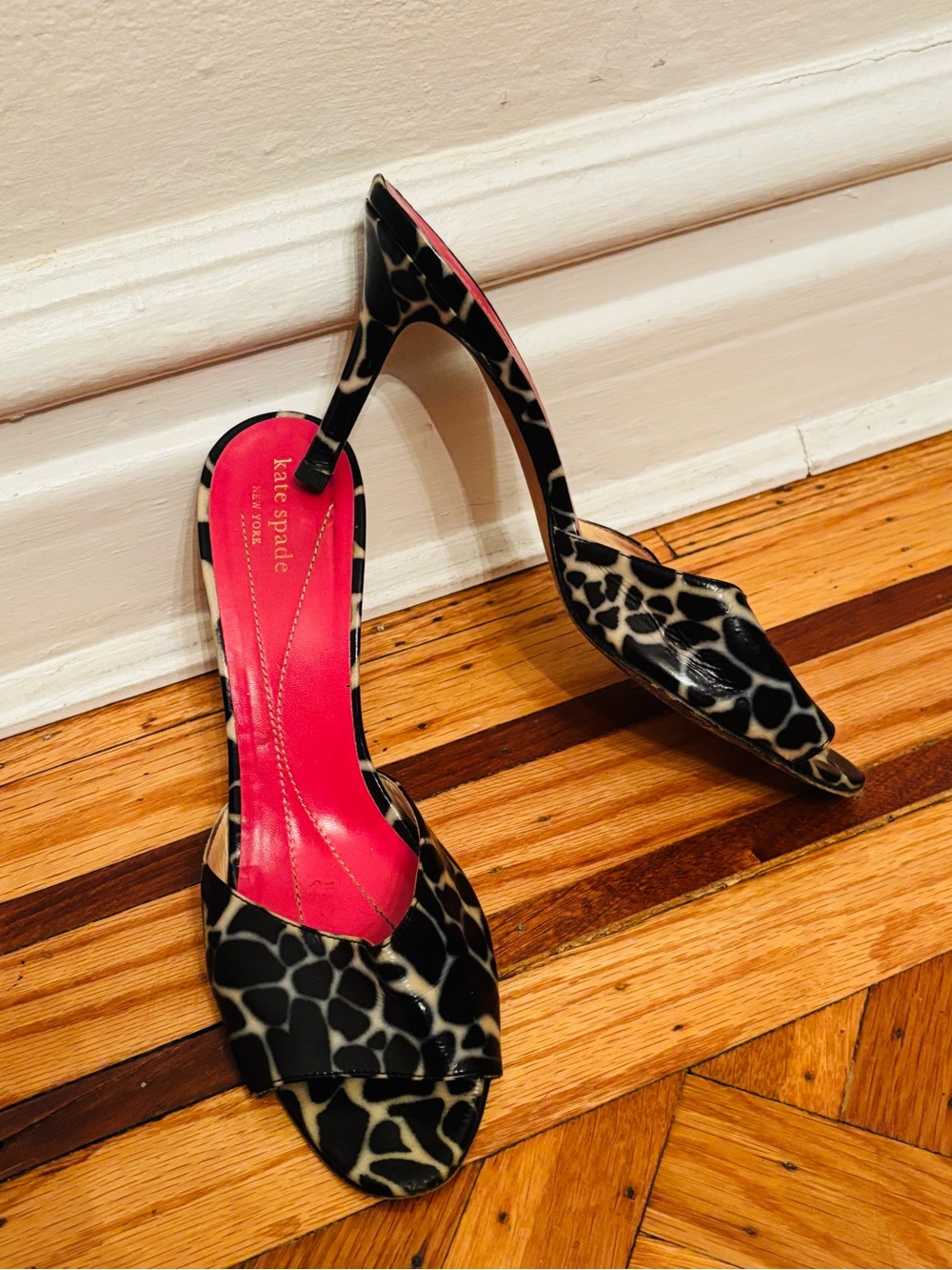 Vintage Y2K Kate Spade Leather Mules Size 10